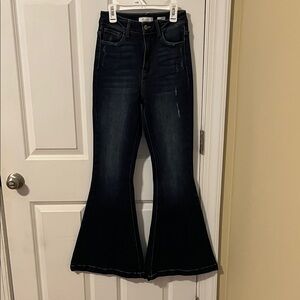 KanCan Dark Blue Flare Jeans